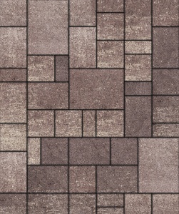 Тротуарные плиты "МЮНХЕН" - Б.2.Фсм.6  Искусственный камень Плитняк, комплект из 4 видов плит